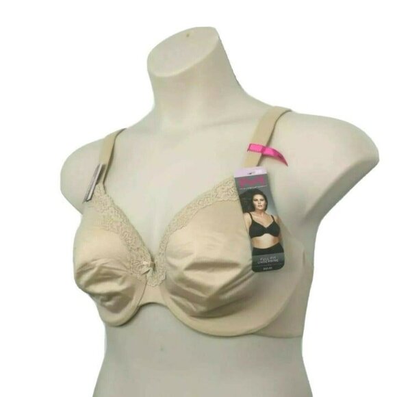 Maidenform Women Bra Full Fit Underwire Comfort Soft Cup Beige Tan Size 38D NEW - Picture 6 of 10